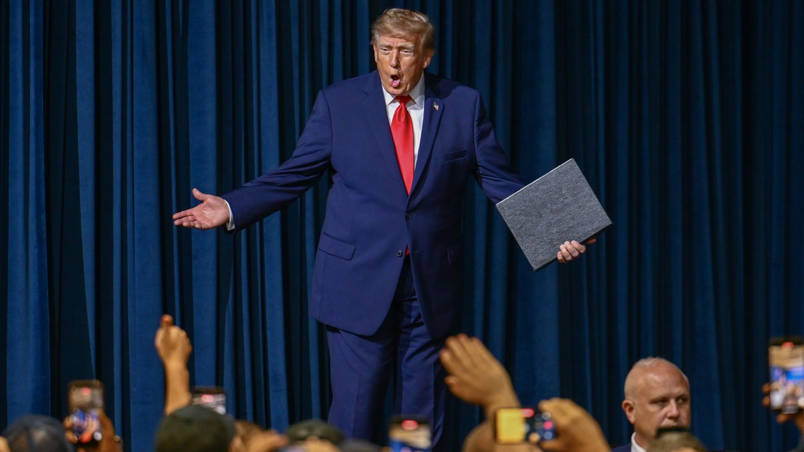 Donald Trump in a recent image.