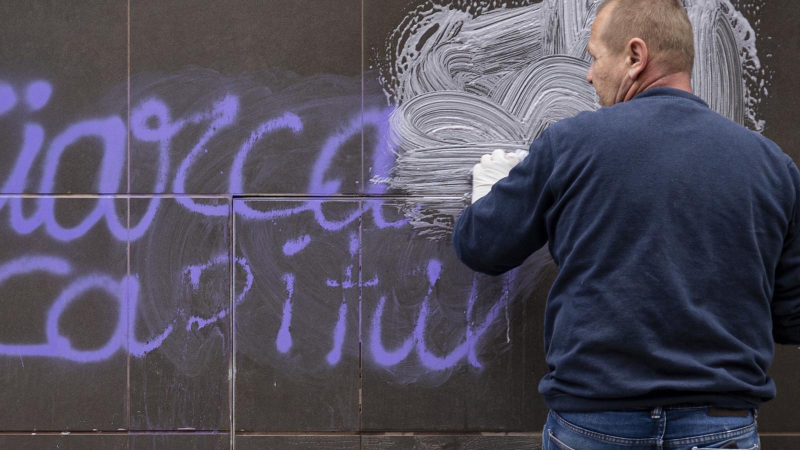 Movilizaciones contra la violencia machista en Barcelona