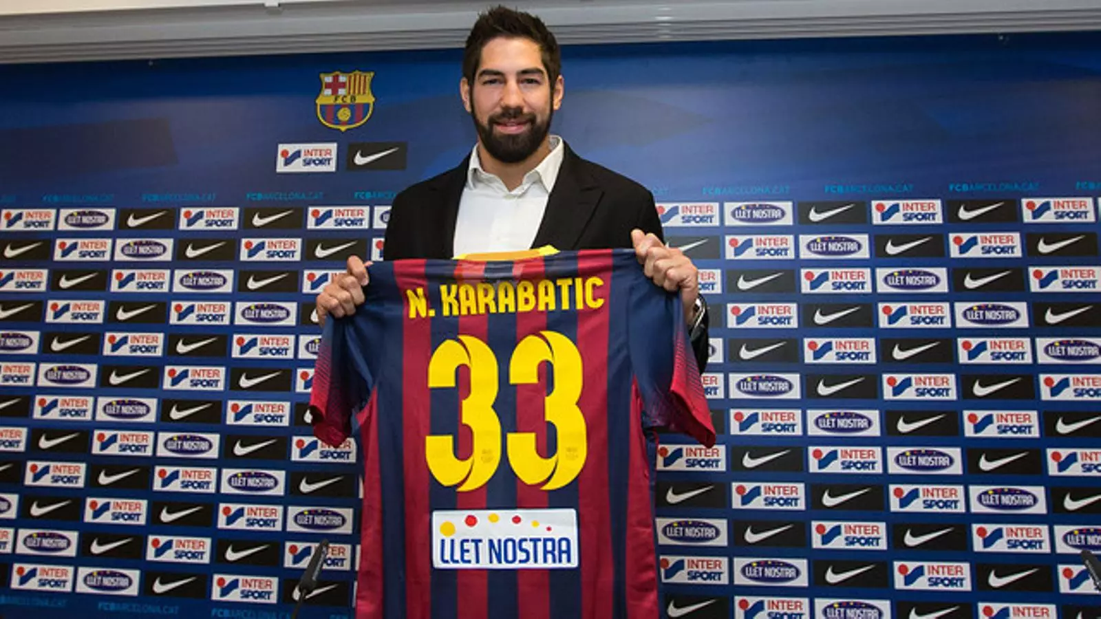 Nikola Karabatic, amb la samarreta del Barça Intersport