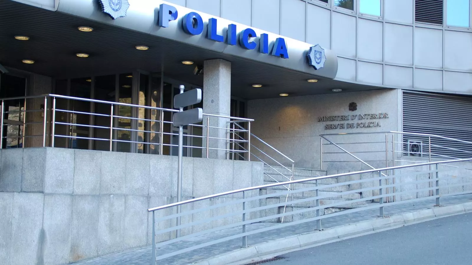 L'edifici de la policia. / ARXIU ANA
