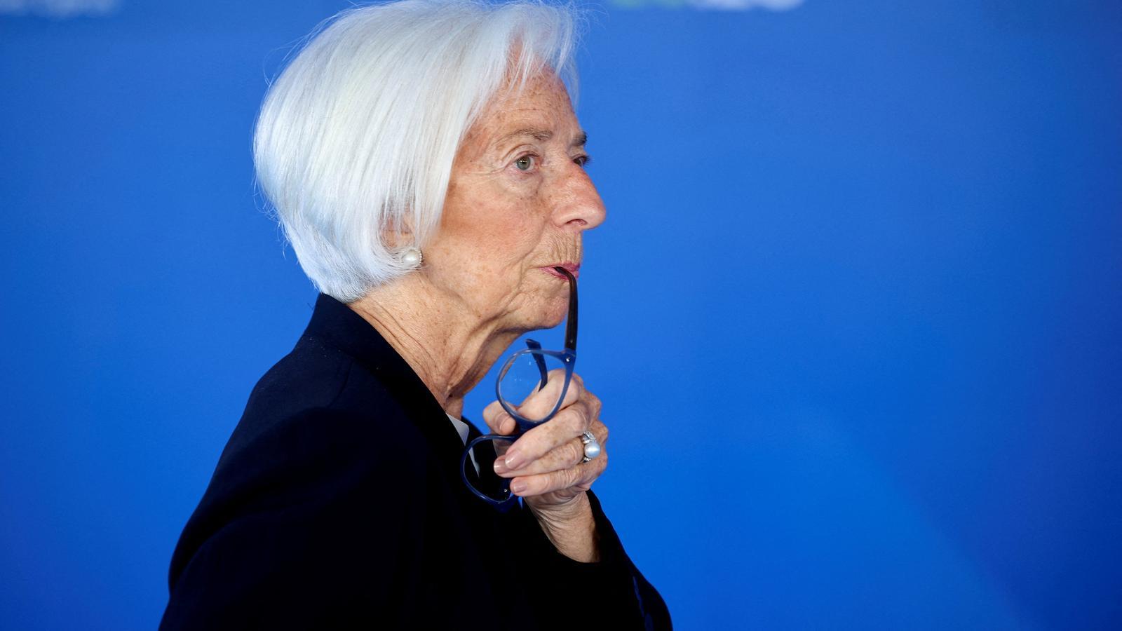 The president of the ECB, Christine Lagarde, in a file image.