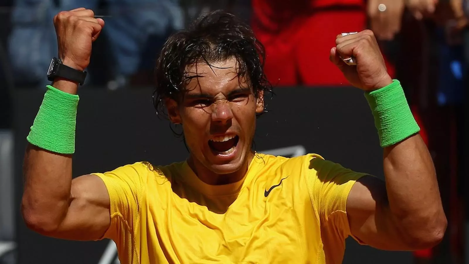 Rafa Nadal, després de derrotar Gasquet