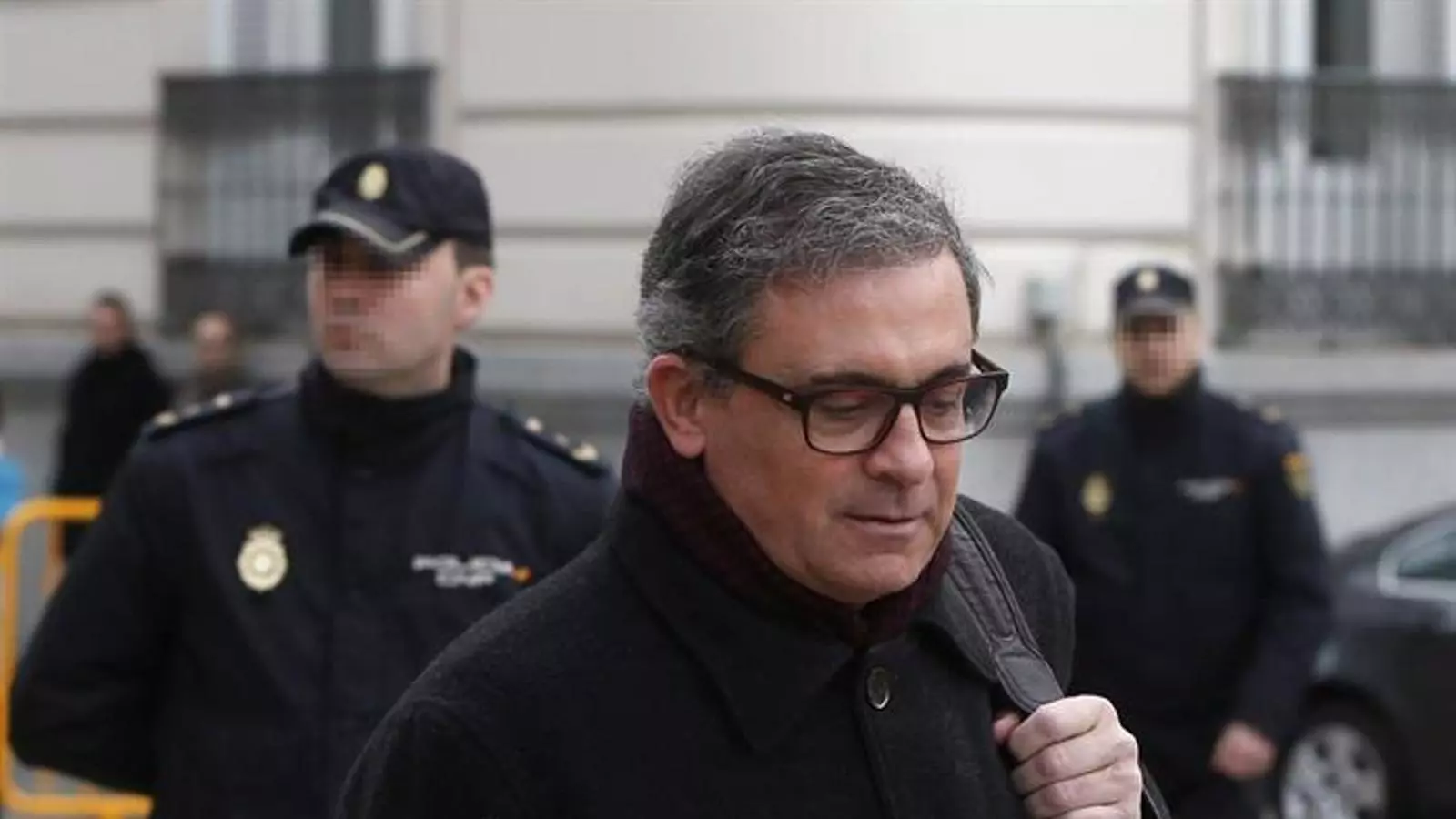 Jordi Pujol Ferrusola va declarar a petició pròpia dijous davant del jutge de l'Audiència Nacional José de la Mata i el tàndem de fiscals anticorrupció Suárez-Bermejo / EFE