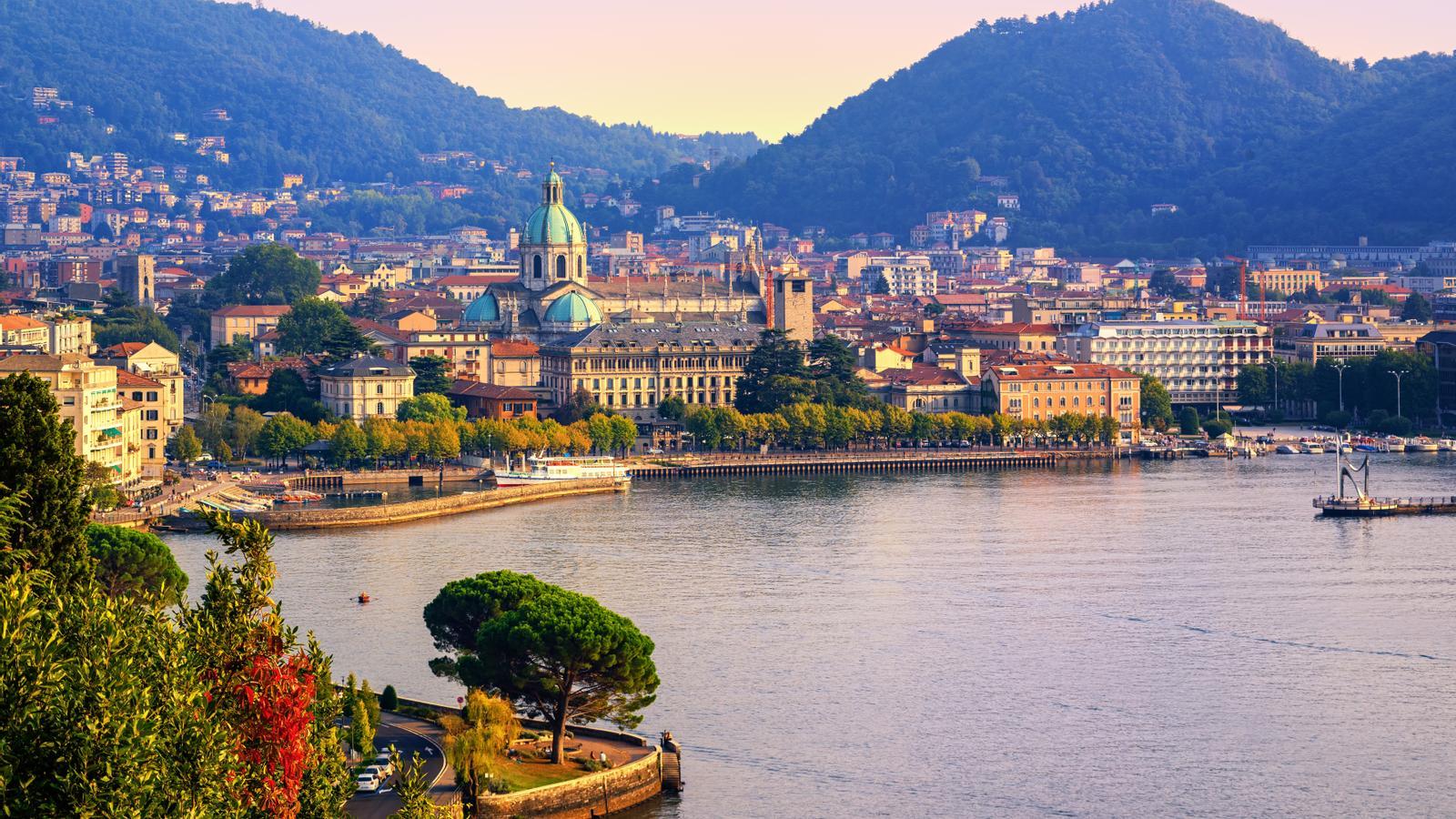 The city of Como in an archive image.