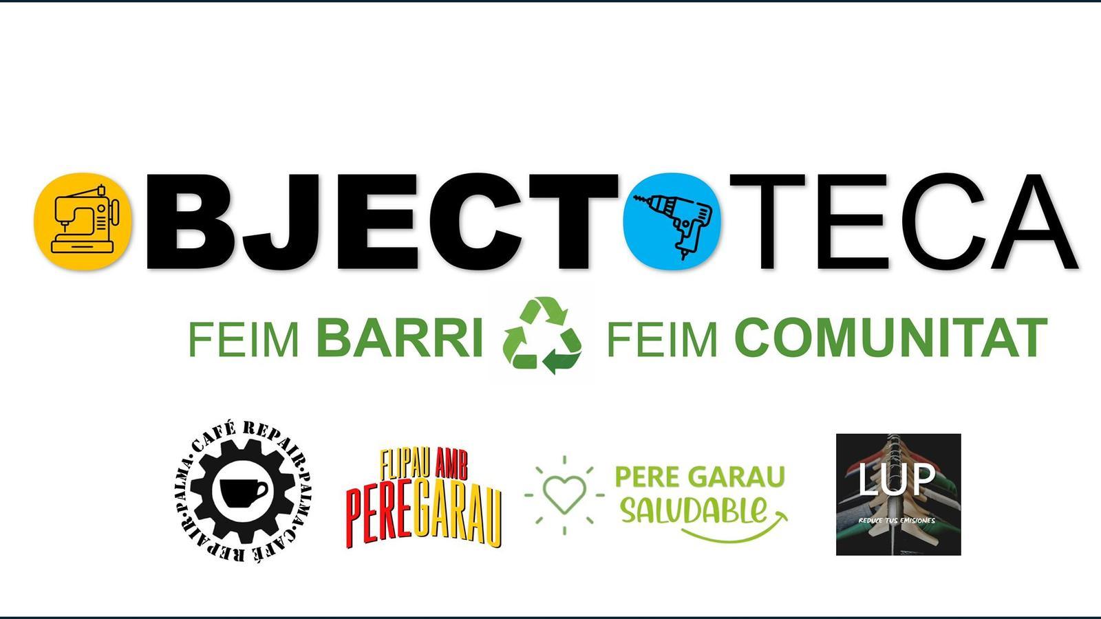 Cartell de l''objectoteca' de Pere Garau.