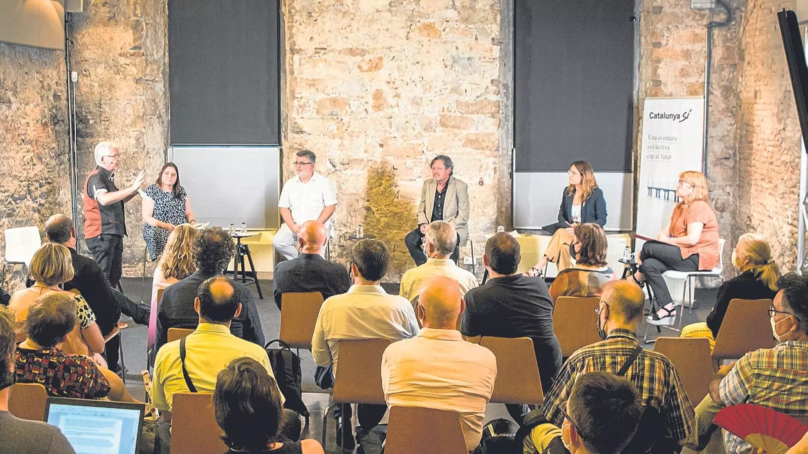 El convent de Sant Agustí va acollir l'acte de la fundació Catalunya Sí