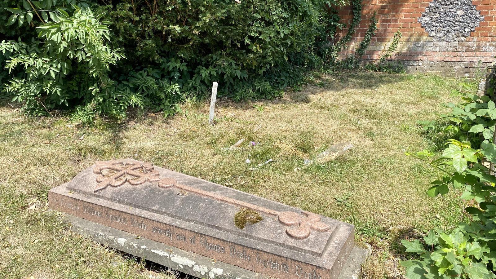 Grave of Ruth Ellis, in Amersham, 47 kilometers north-west of London.