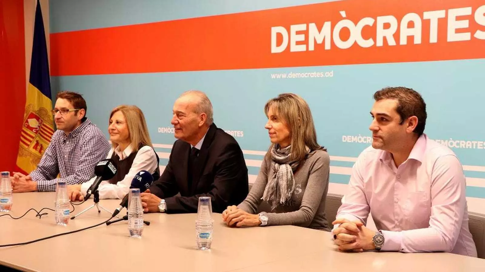 Els candidats de Demòcrates + Independents a Escaldes-Engordany. / DEMÒCRATES