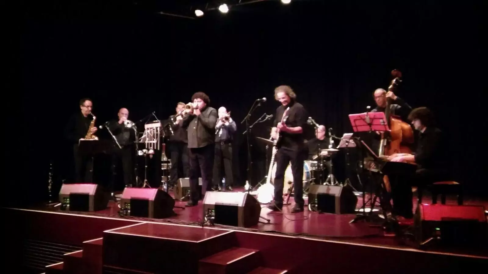 S'Arrual Jazz Mort en un moment de la seva actuació aquest dimarts passat a Santa Margalida.