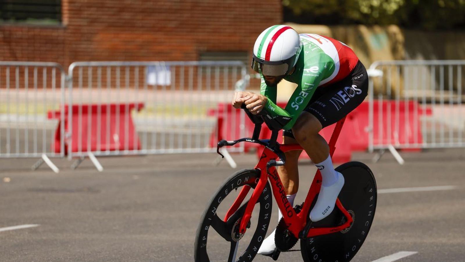 Filippo Ganna gana la contrarreloj de la Vuelta