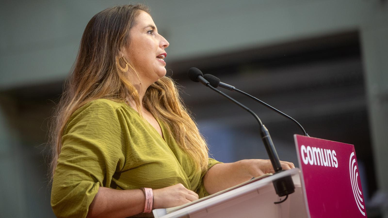 Candela López, co-coordinator of Comuns and member of Congress.