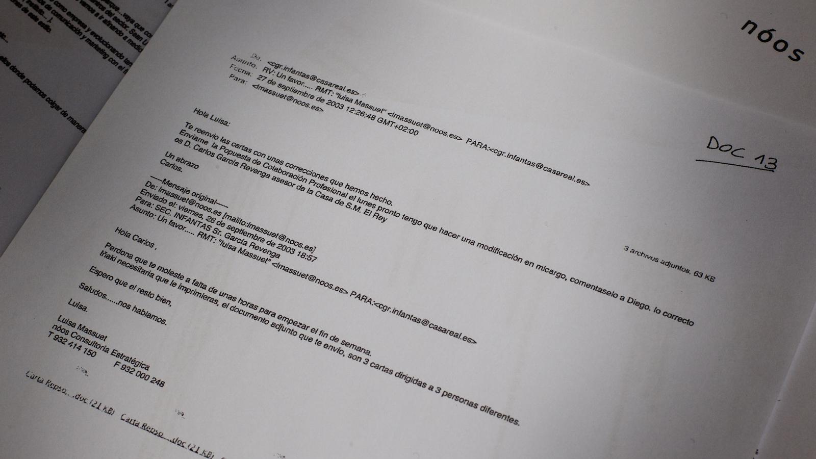 Torremadé renuncia  a presidir la Diputació   El secretari de les infantes ajudava Nóos