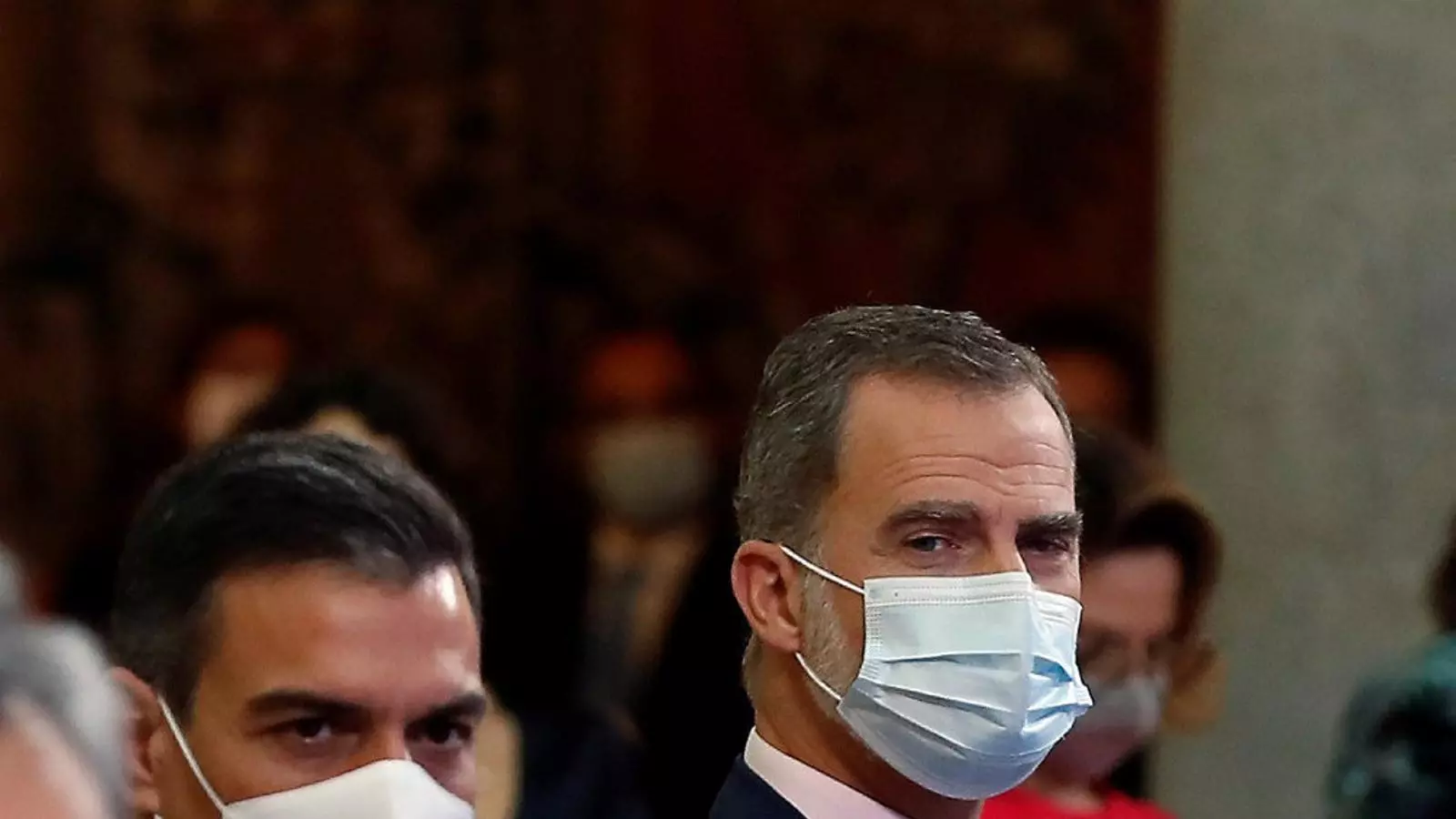 Felip VI i el president del govern espanyol, Pedro Sánchez, el novembre passat al Palau del Pardo.