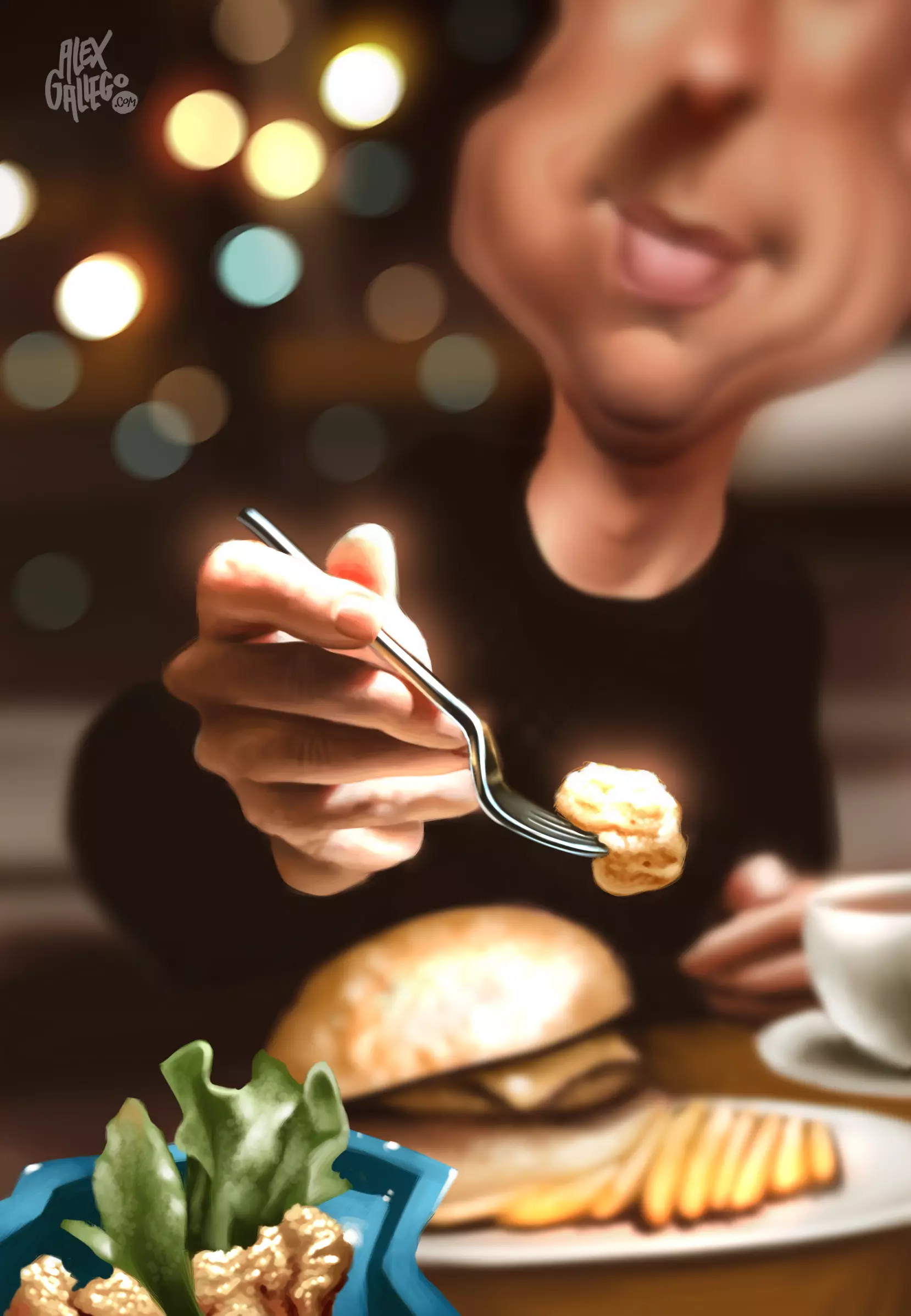 El sopar, vist per Àlex Gallego.