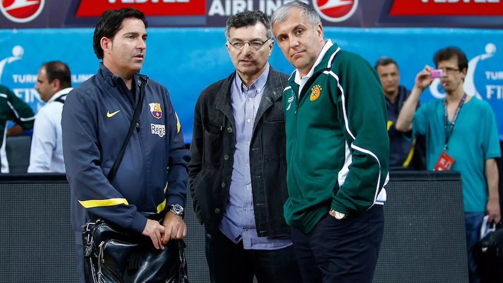 Xavi Pascual, Joan Creus i Zeljko Obradovic