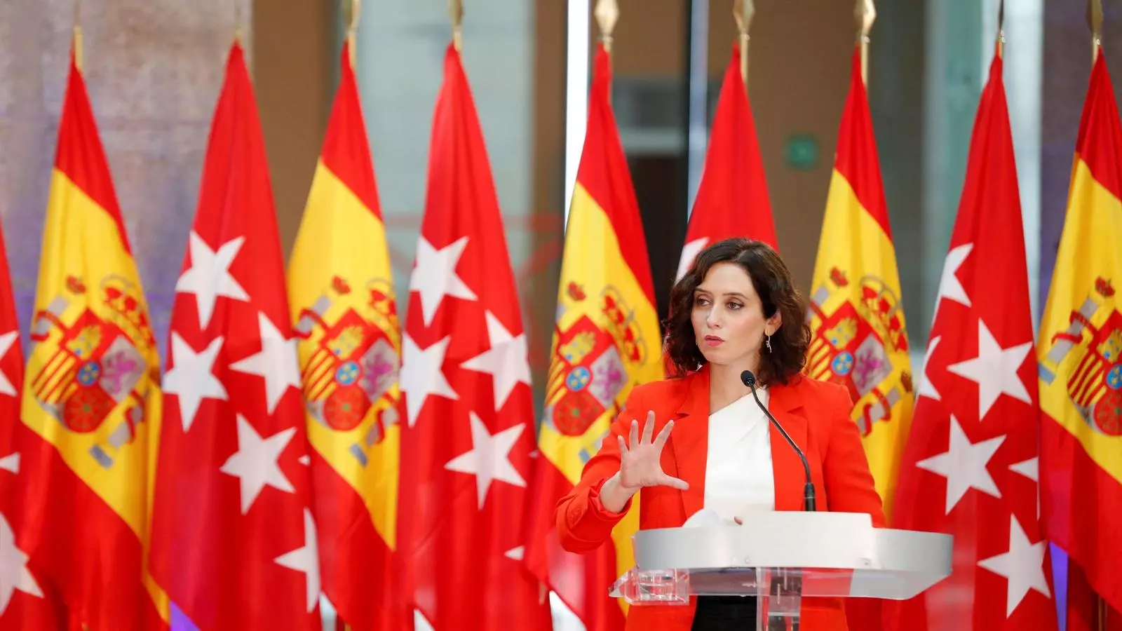 La presidenta de la Comunitat de Madrid, Isabel Díaz Ayuso