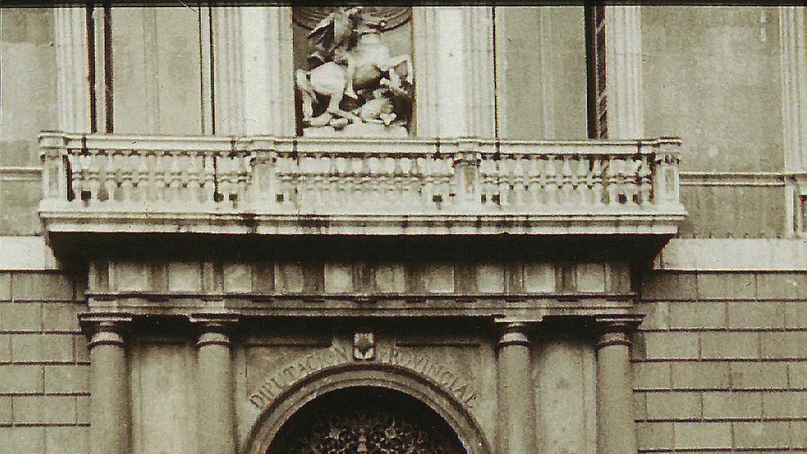 Visita del líder nazi Gustav Adolf Scheel a Barcelona.
