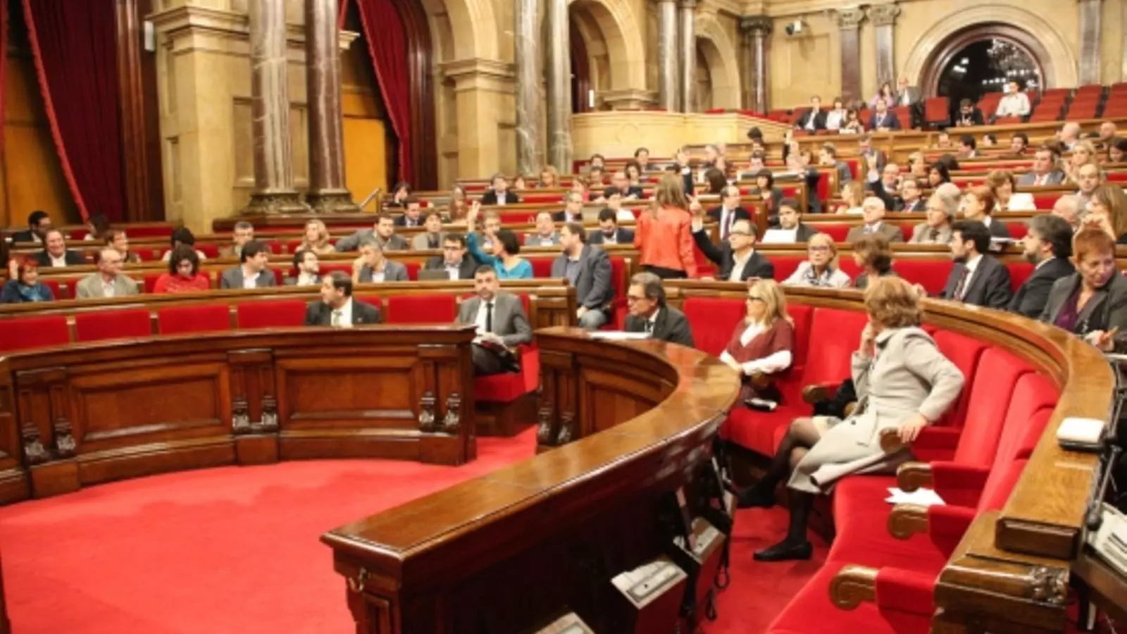 Un moment de la votació al Parlament. / ACN