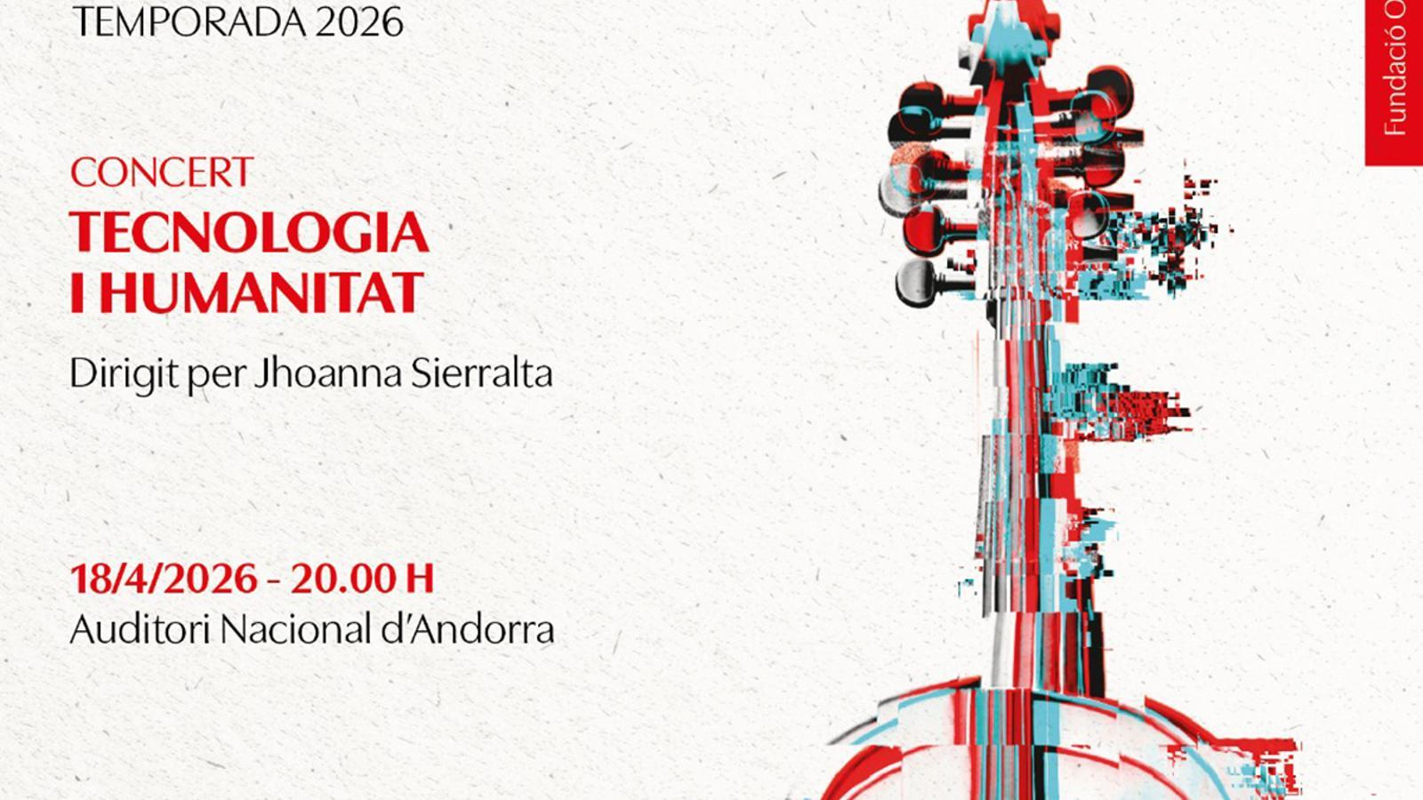 Cartell del concert Tecnologia i humanitat.