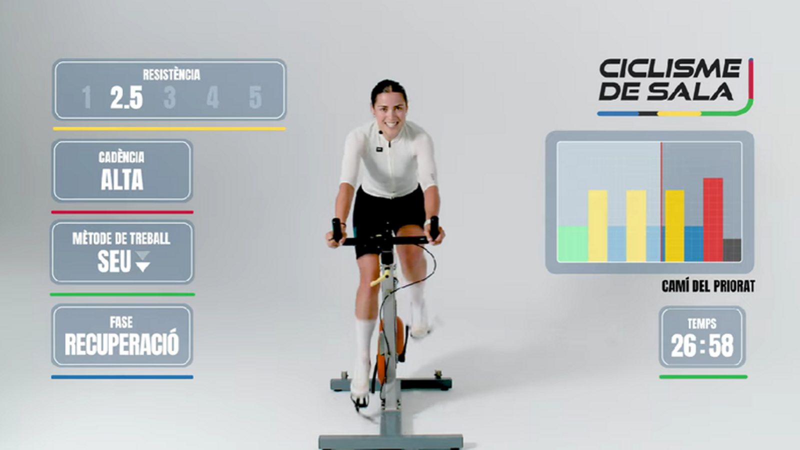 La ciclista Marta Torà presenta rutes d’arreu del país