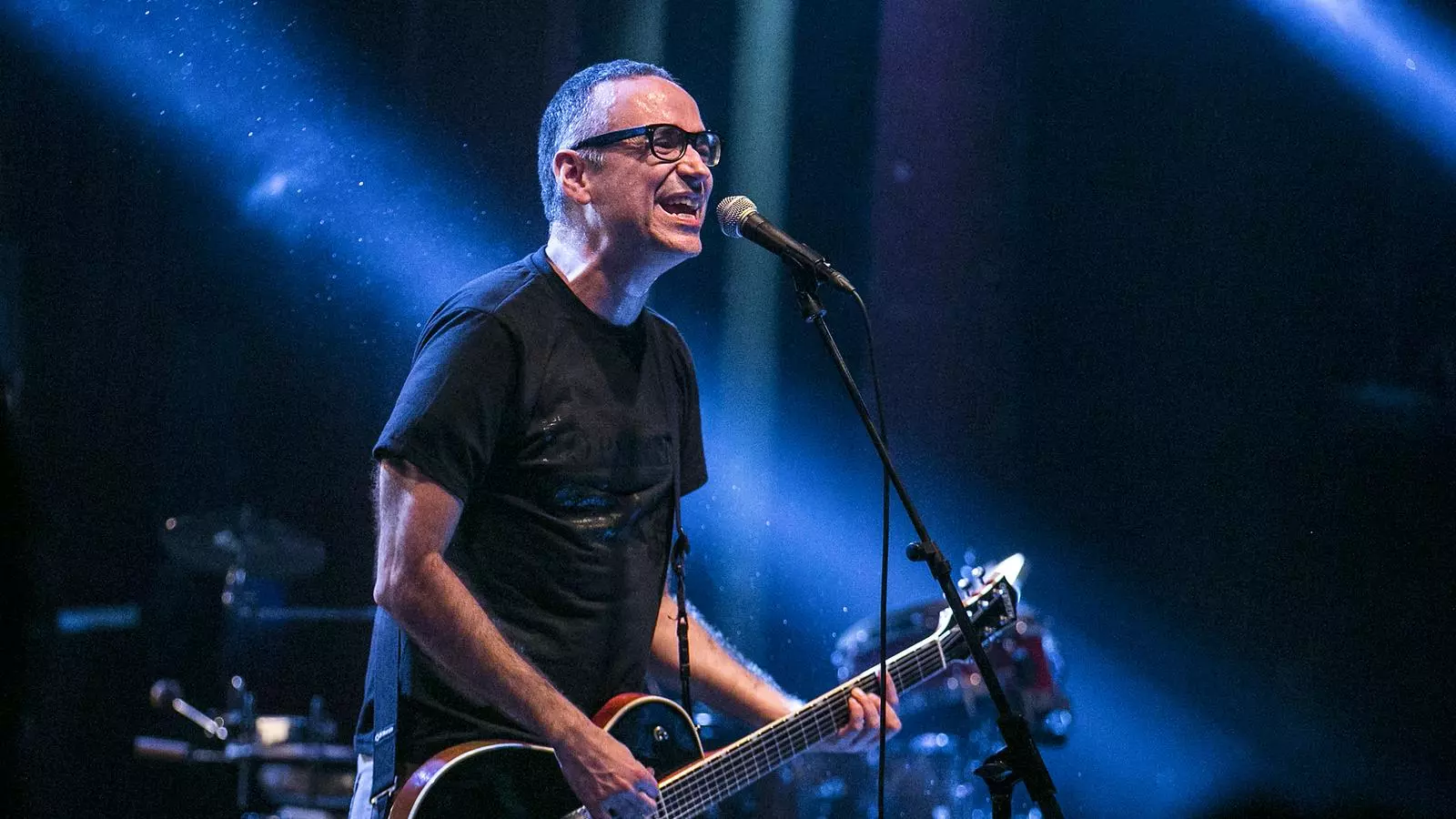 Xavi Sarrià durant el concert d'aquest dimecres a la Sala Apolo