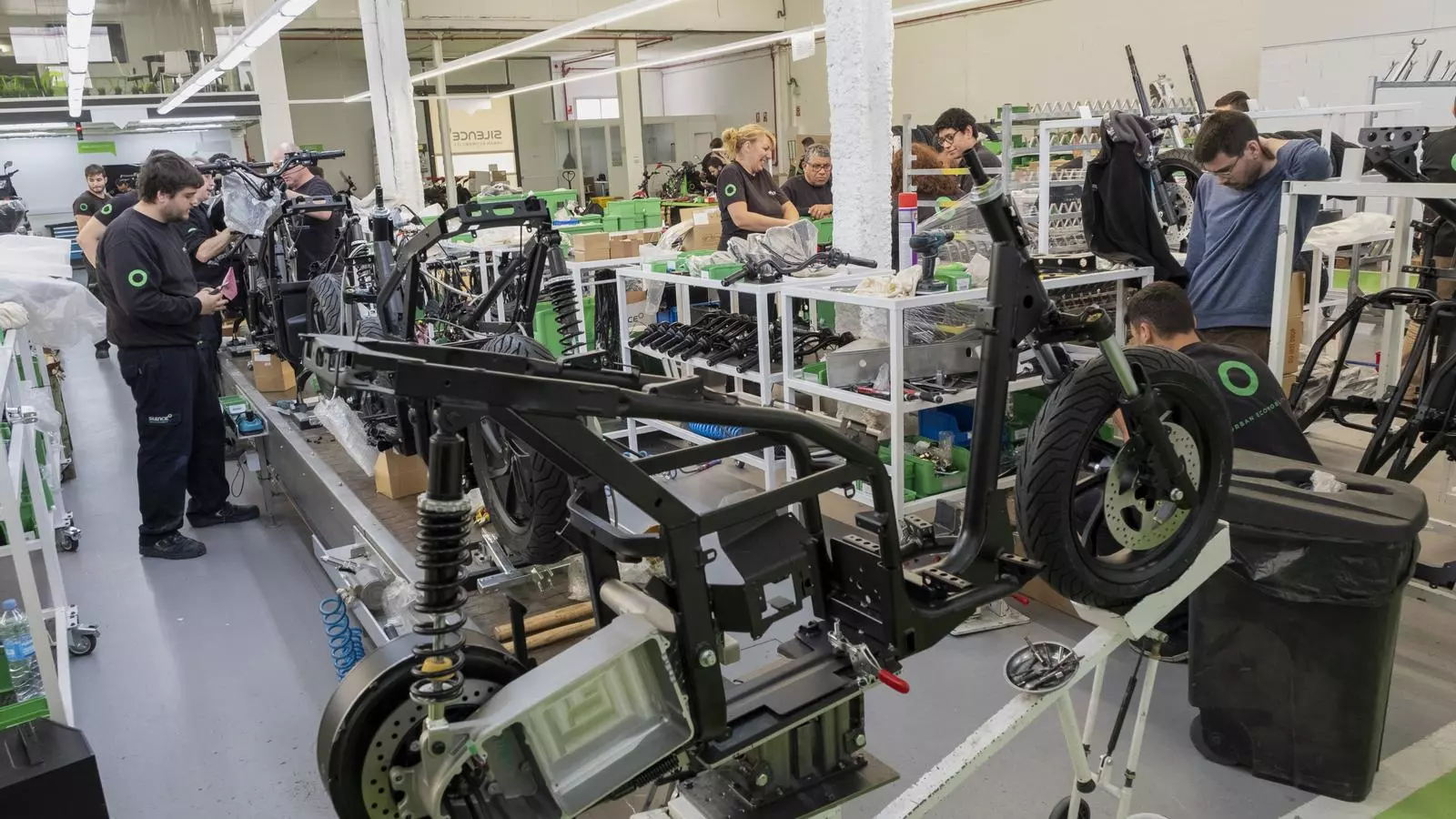 The Silence electric motorbike manufacturer's talller