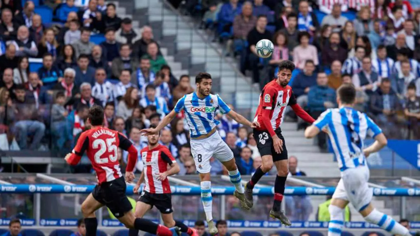 Un derbi entre l'Athletic i la Reial Sociedad