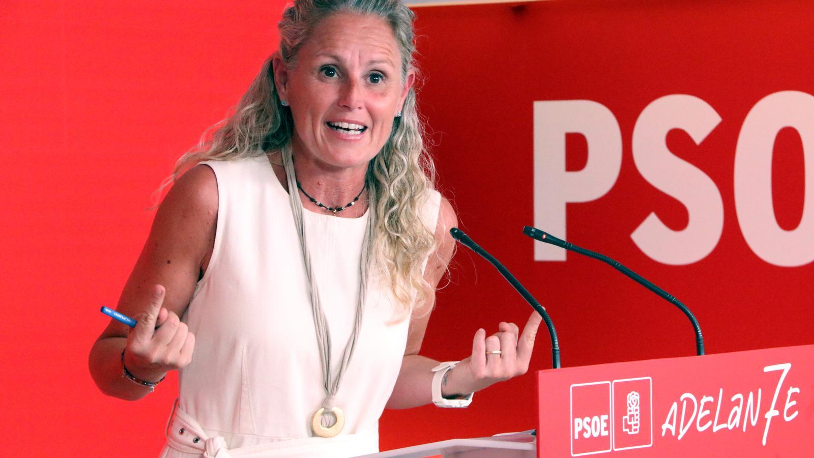 PSOE spokesperson Montse Mínguez in a recent photo