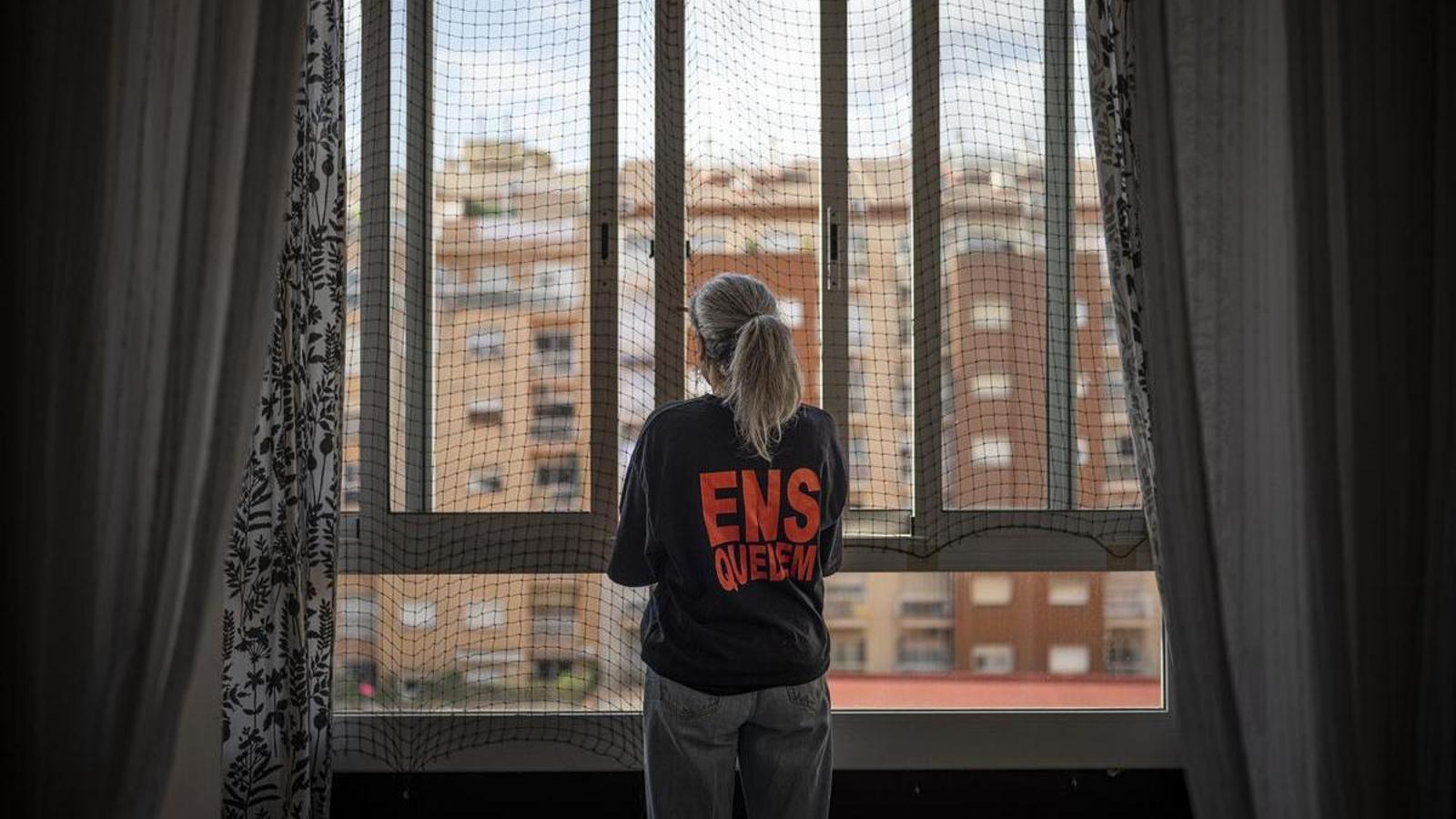 Sílvia Sanz before the eviction