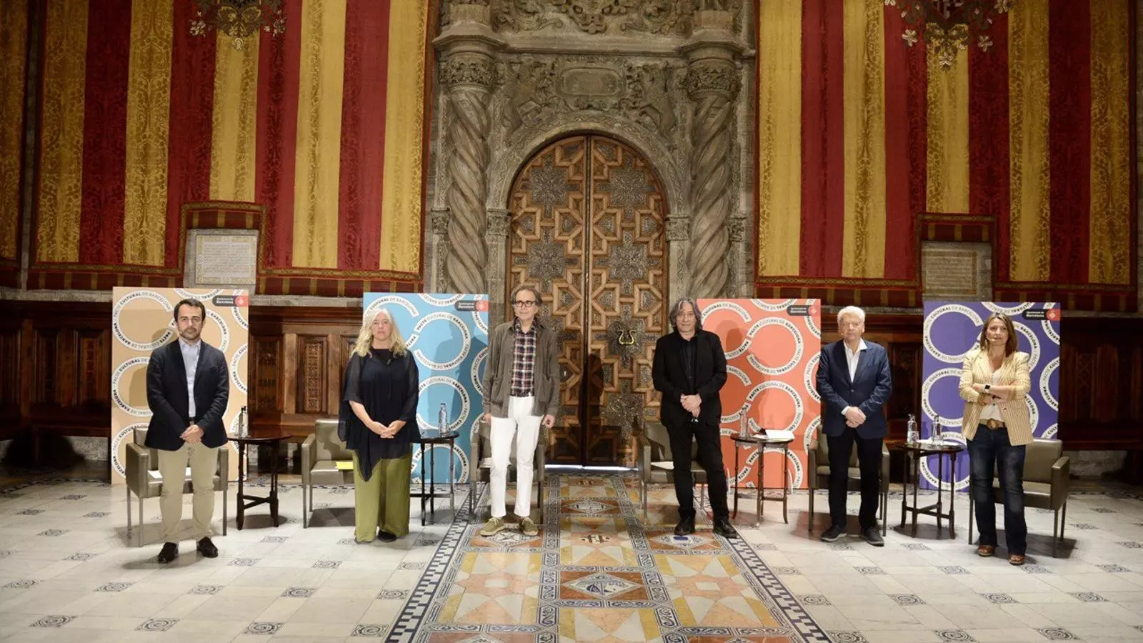 Tots los representantes de cultura de los grupos municipales (excepto Ciutadans por motivo de agenda)