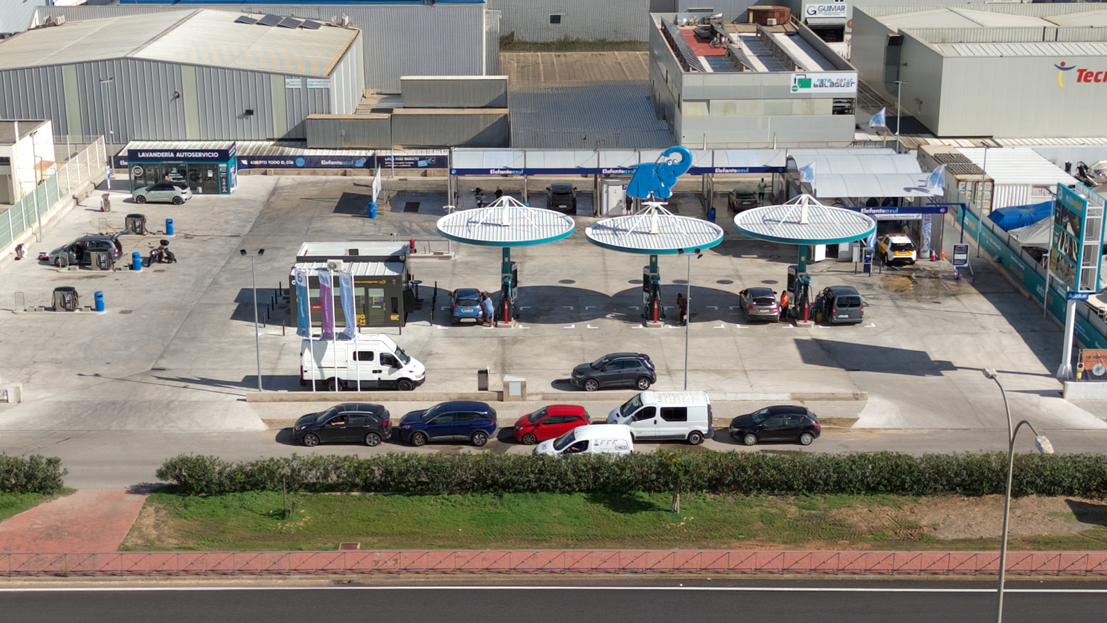 Un centro Elefante Azul.