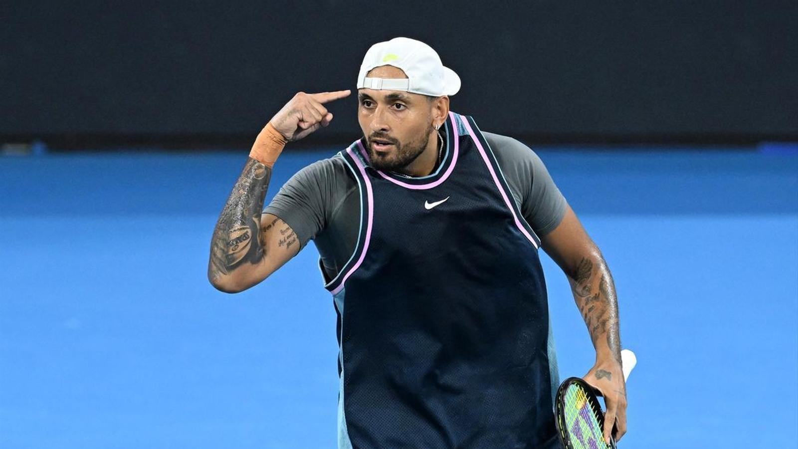 El tenista Nick Kyrgios en una imagen de archivo del torneo de tenis de Brisbane del 2024