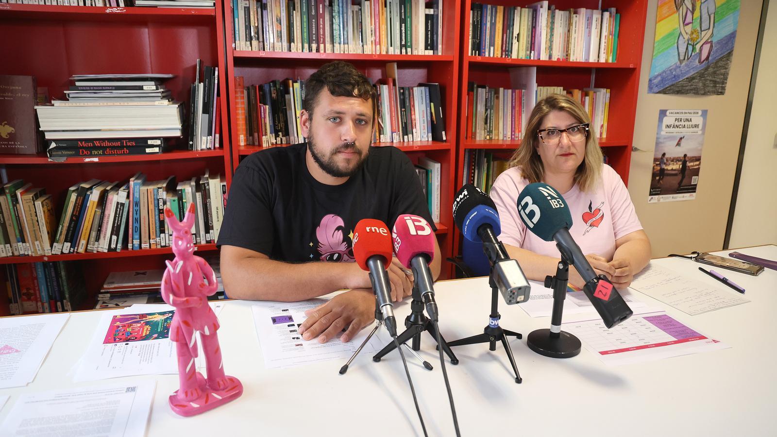 Jan Gómez i Belén Luna, membres de Ben Amics.