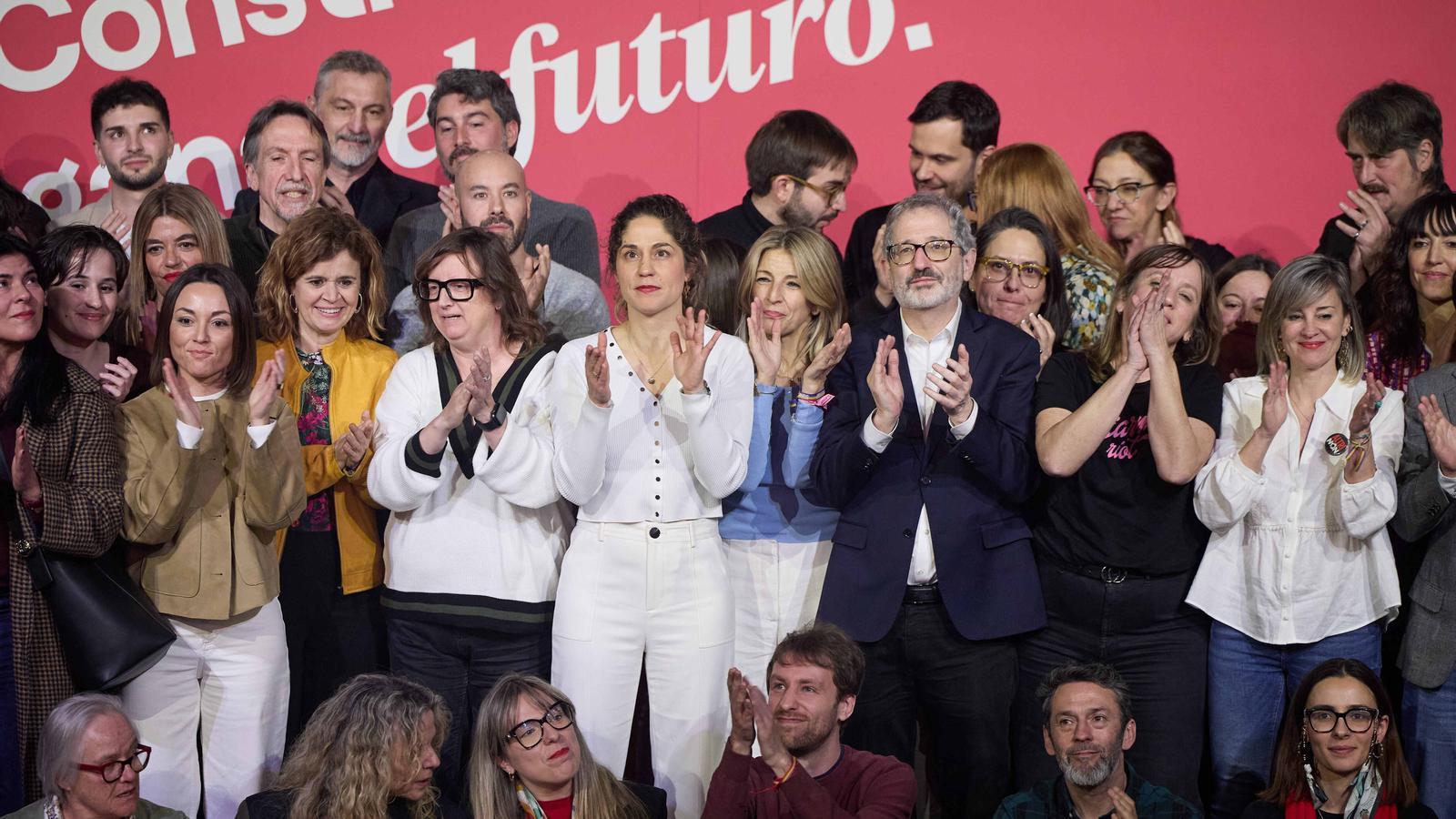 Foto de familia de los miembros de Sumar