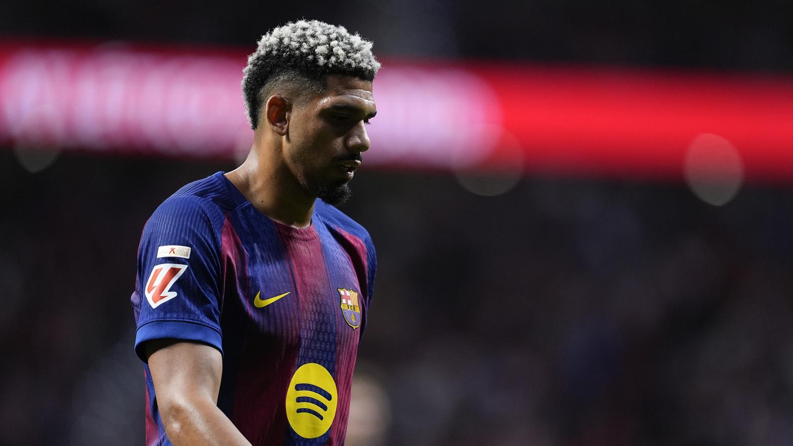 Araujo durante un partido de liga