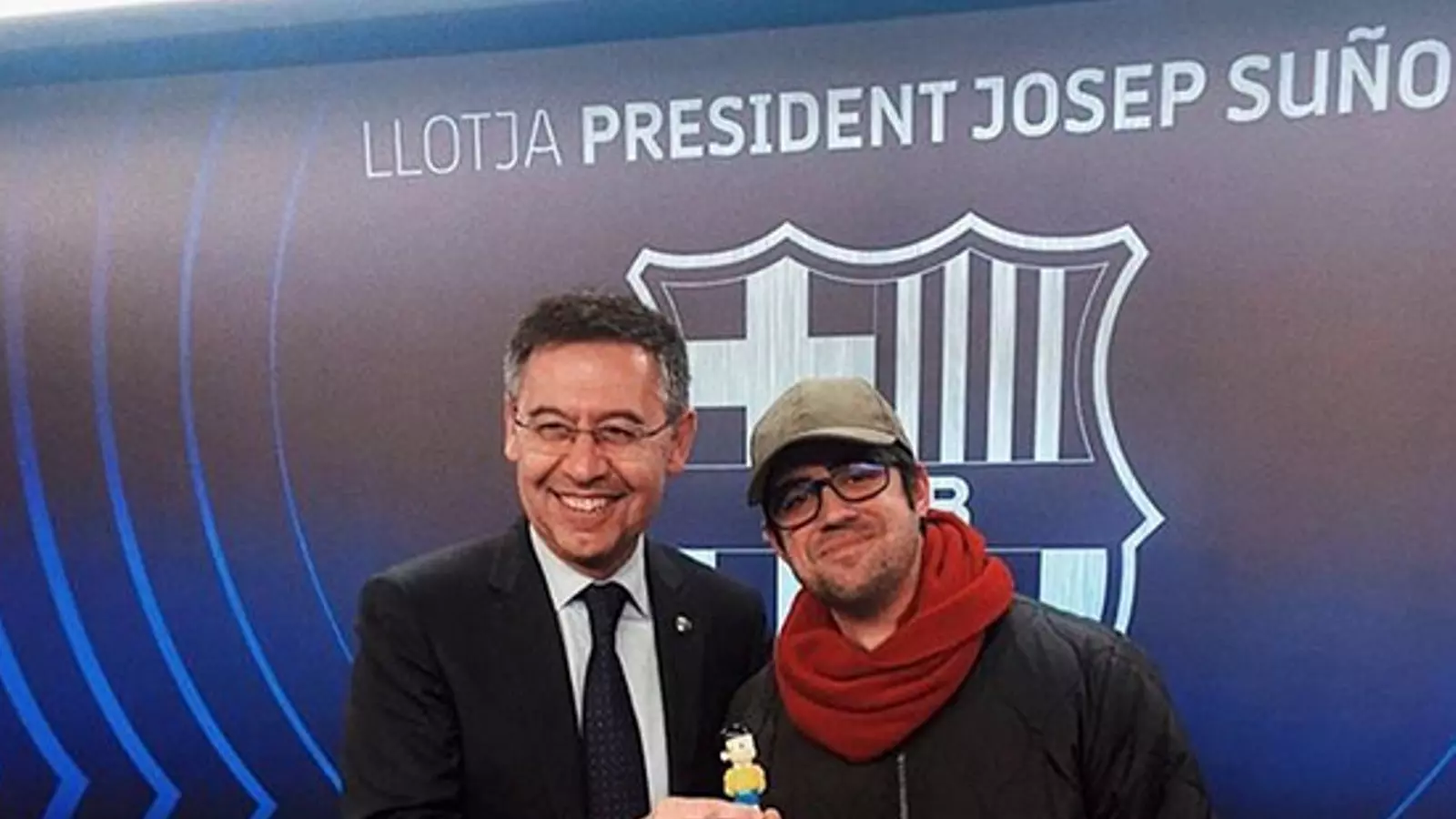El Youtube denunciat per Bartomeu explica com van fer les paus: "va regalar-me un ninot de Nobita"