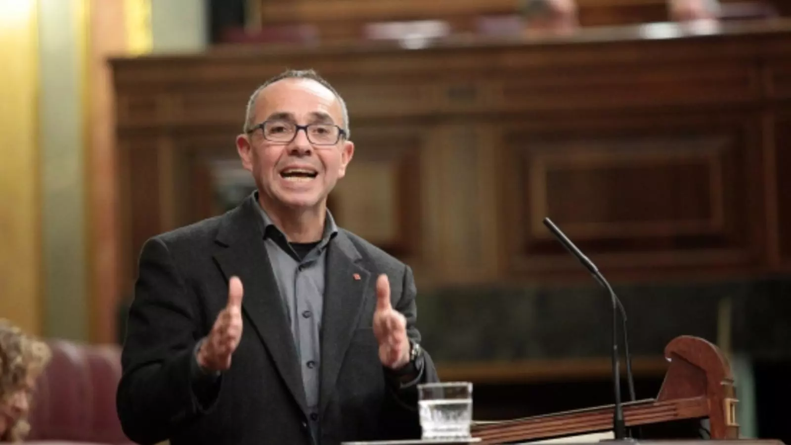 El diputat d'ICV-EUiA, Joan Coscubiela, en una imatge d'arxiu al Congrés dels Diputats. / ACN