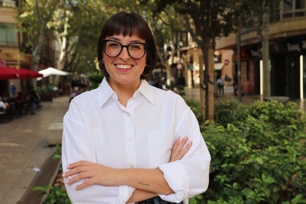La candidata de la coalició, Ara Més al Congrés, Carme Gomila