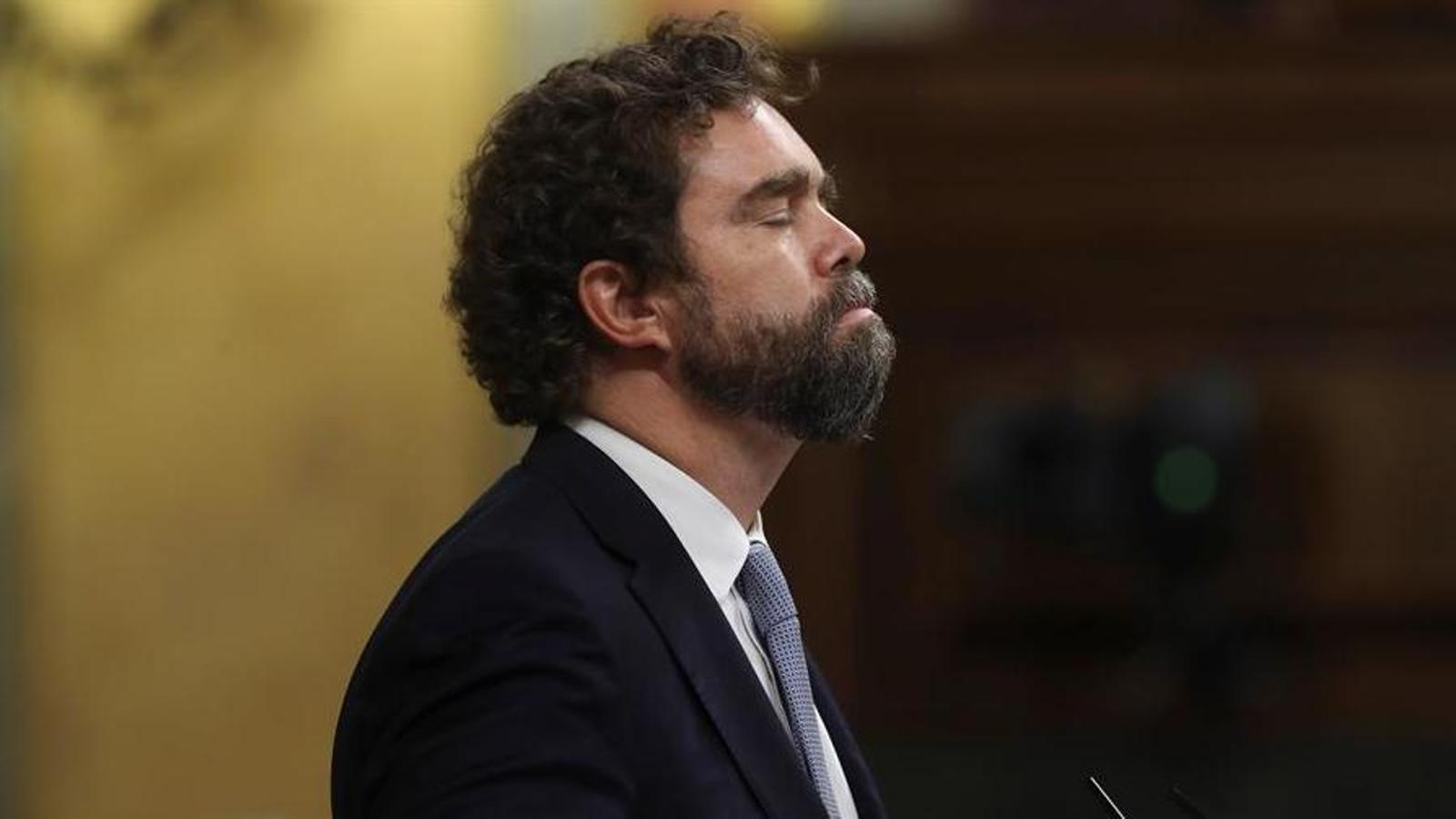 El portavoz de Vox en el Congreso , Iván Espinosa de los Monteros