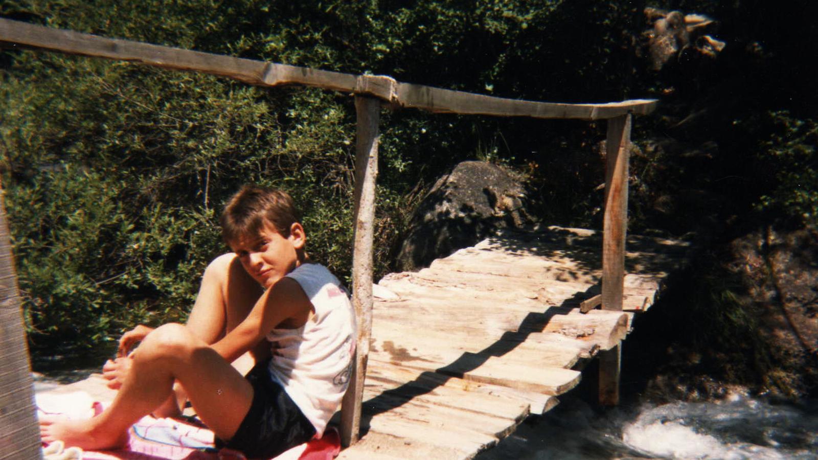 Isidre Esteve, at 12 years old, during a school trip to the Sant Maurici Aigües Tortes National Park.