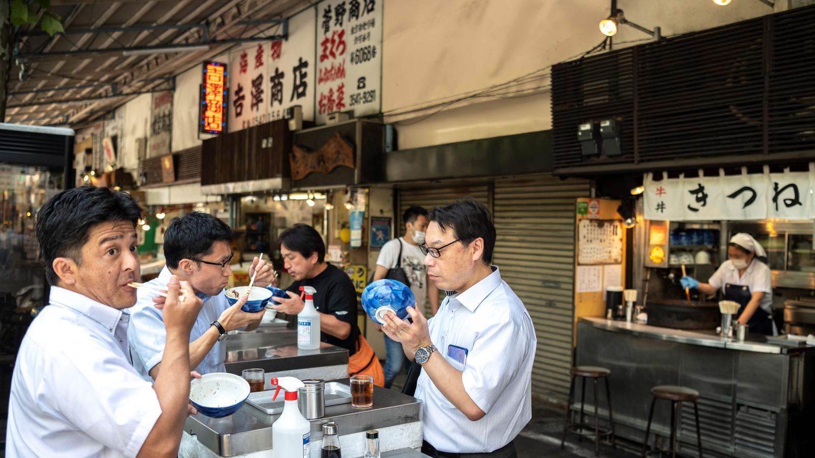 Una restaurando del centro de Tokyo.