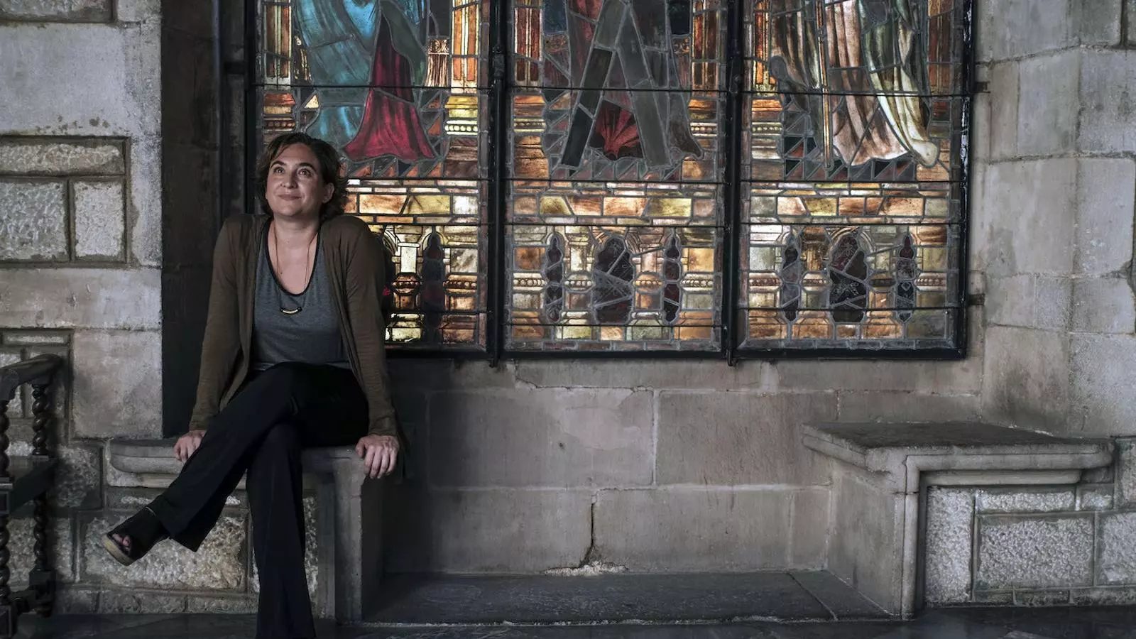 Ada Colau, fotografiada a l'Ajuntament el dia de l'entrevista amb l'ARA