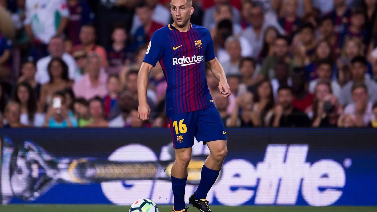 Gerard Deulofeu en acció al Trofeu Joan Gamper, on va debutar en l’era Valverde.
