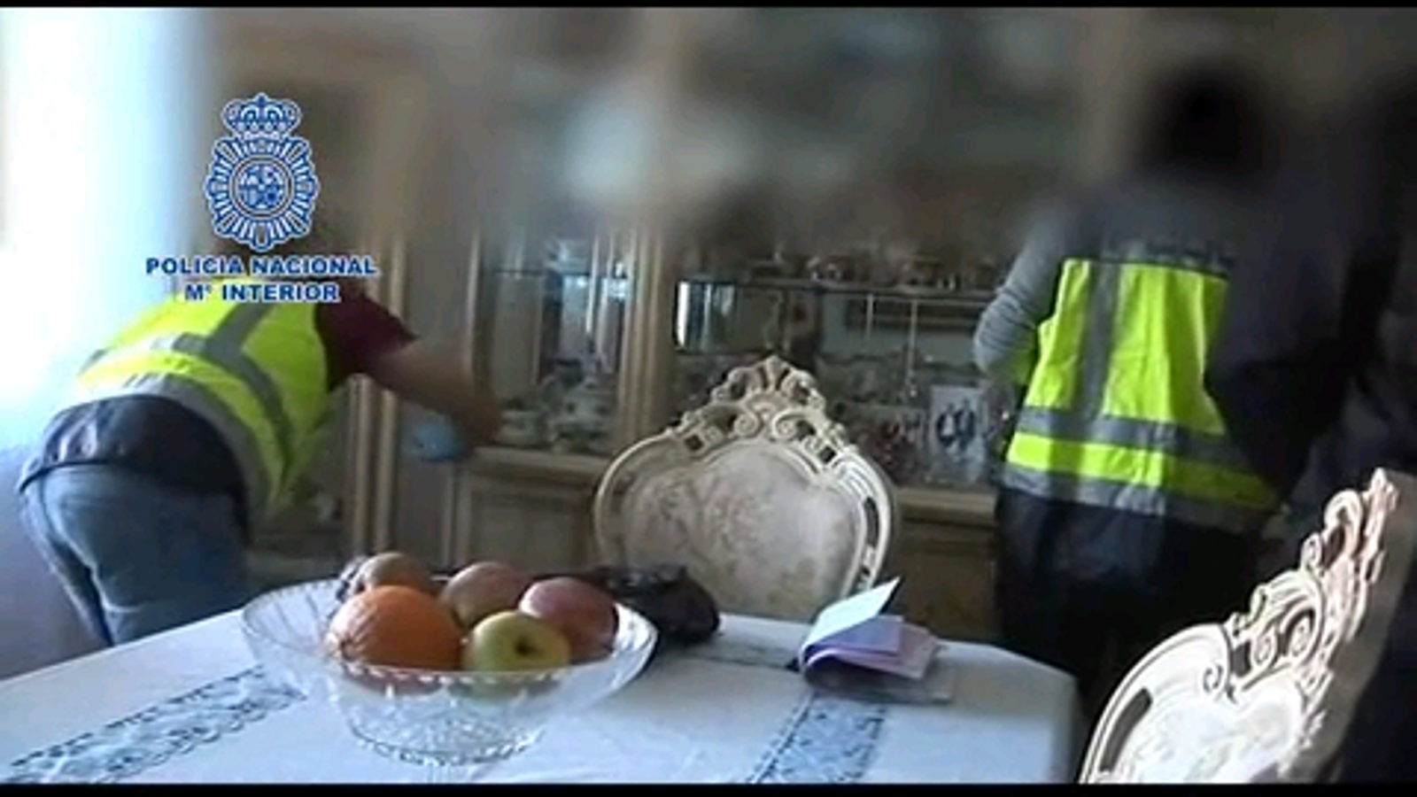 Vídeo de l'operació policial que va acabar amb la detenció dels acusats
