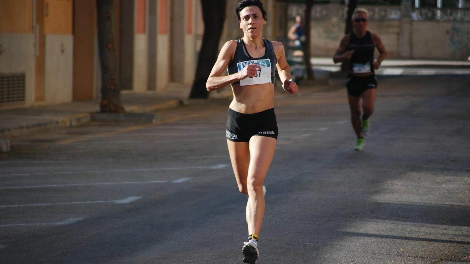 Sebastiana Llabrés a una cursa popular