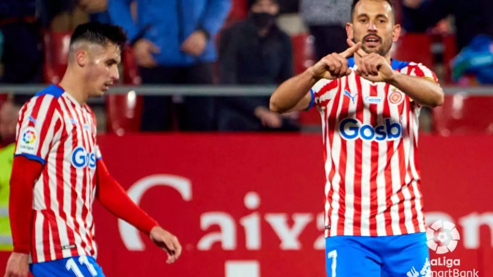 Cristhian Stuani, celebrant un nou doblet