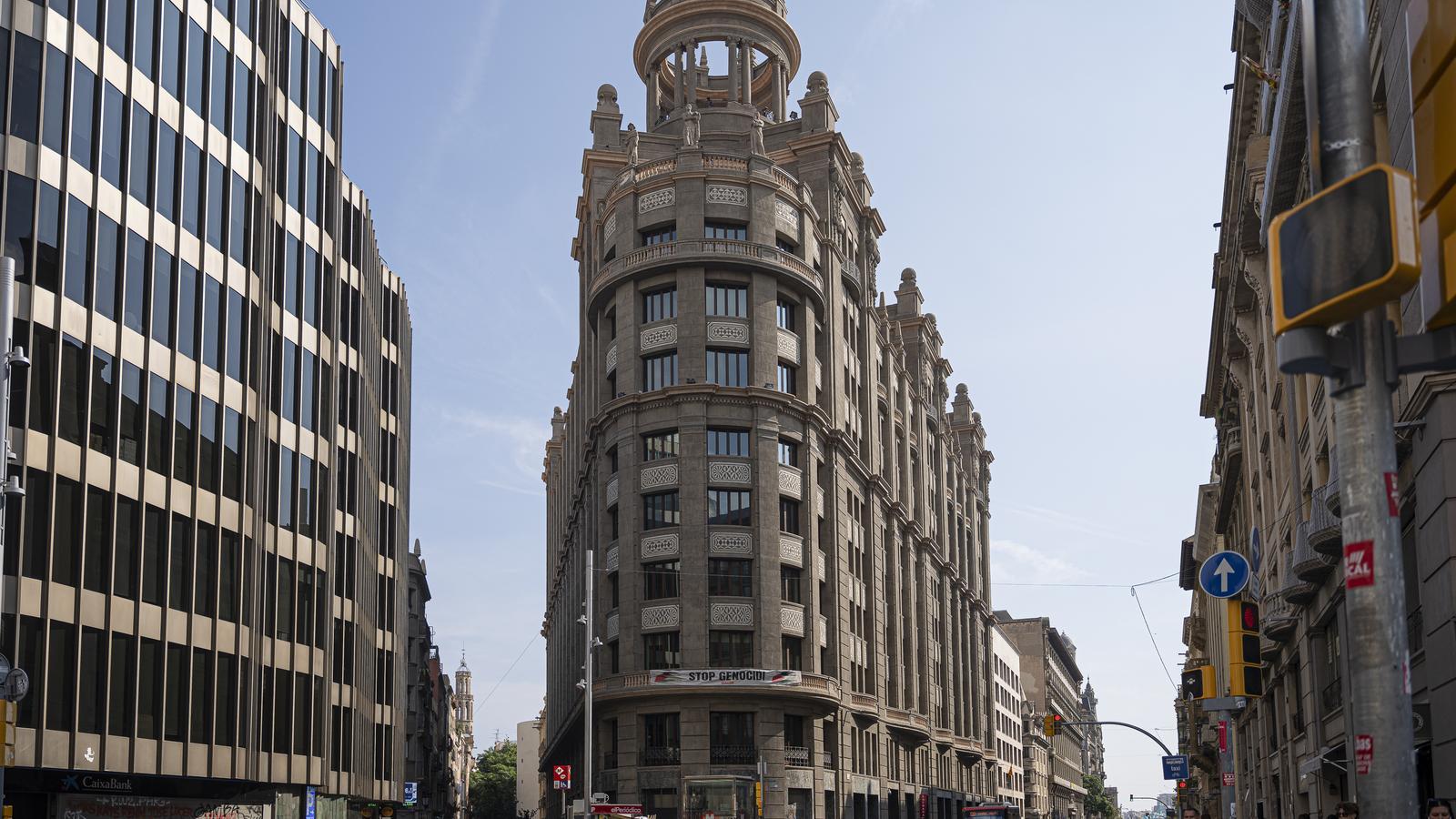 The CCOO building on Via Laietana in Barcelona