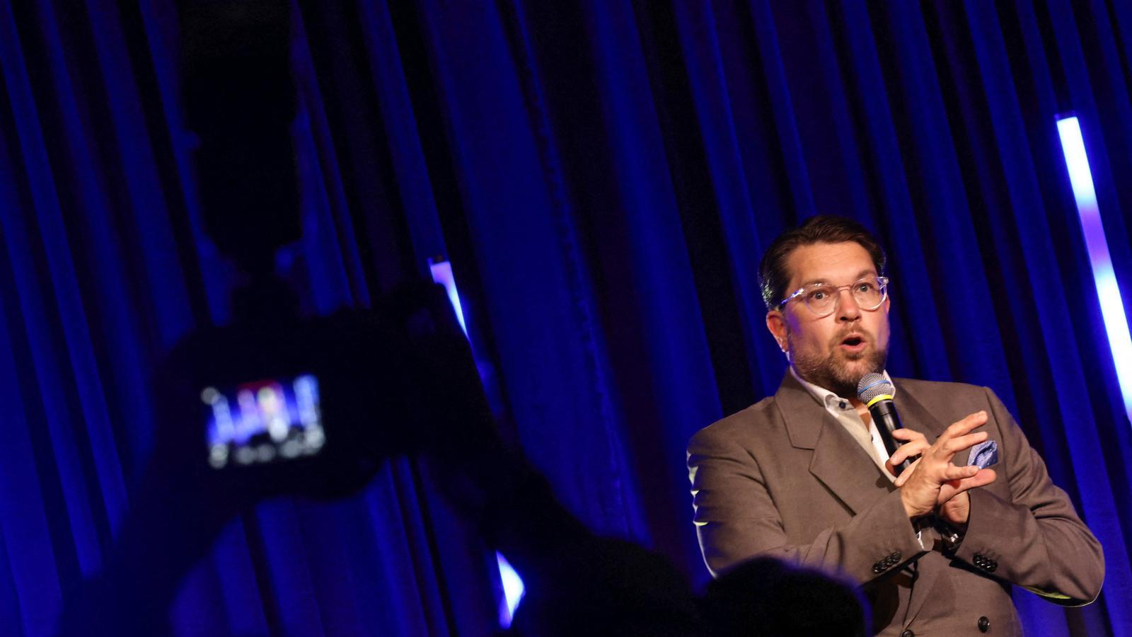 Jimmie Åkesson, líder de Demócratas de Suecia.