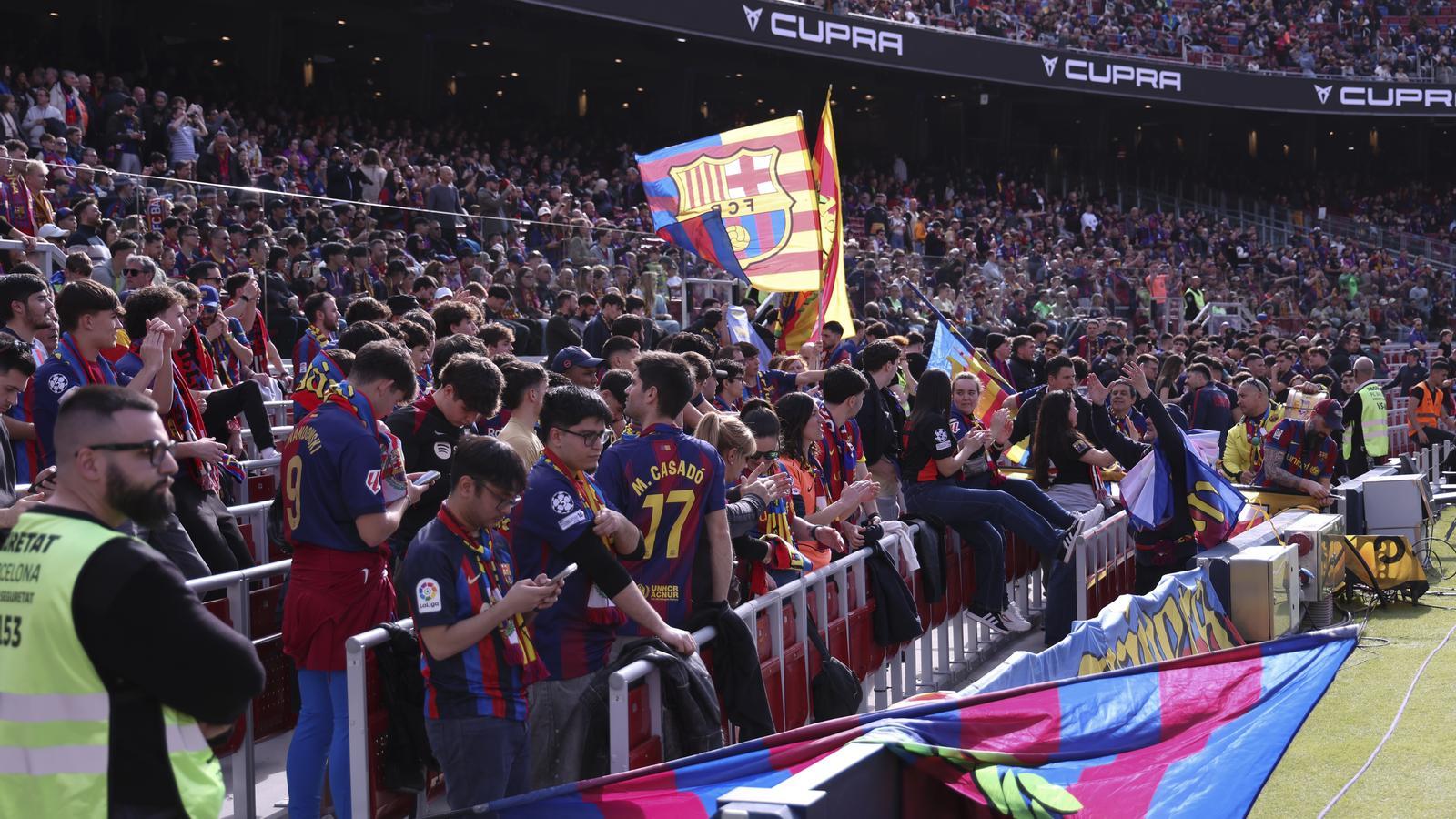 Public at the Spotify Camp Nou stadium in a file photo.