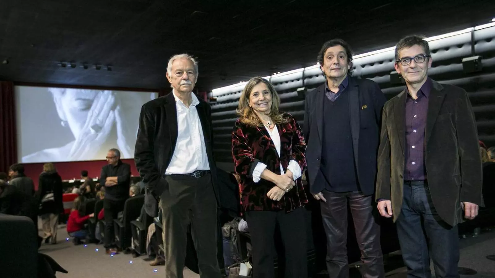 Eduardo Mendoza, Isona Passola, Agustí Villaronga i Queco Novell a la Filmoteca.